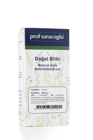 prof saracoğlu Lavanta Doğal Bitki 80 G - Resim 2