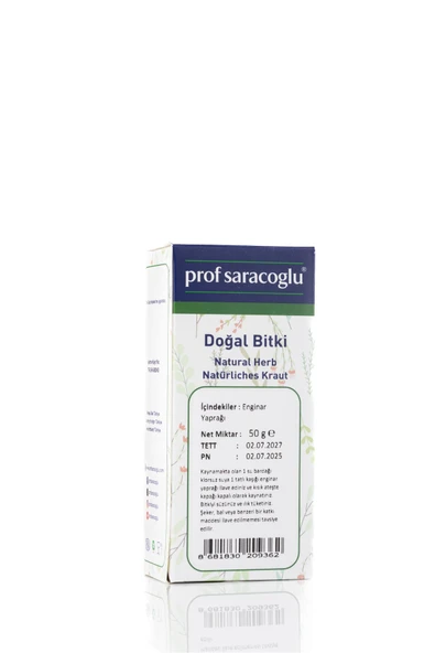 prof saracoğlu Enginar Yaprağı Doğal Bitki 50 G - Resim 2