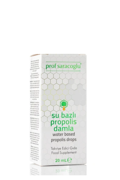 prof saracoğlu Su Bazlı Propolis Damla 20 ml - Resim 2