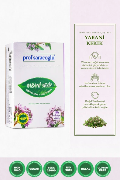 prof saracoğlu Yabani Kekik Bitki Çayı 20'li ürün görseli 1