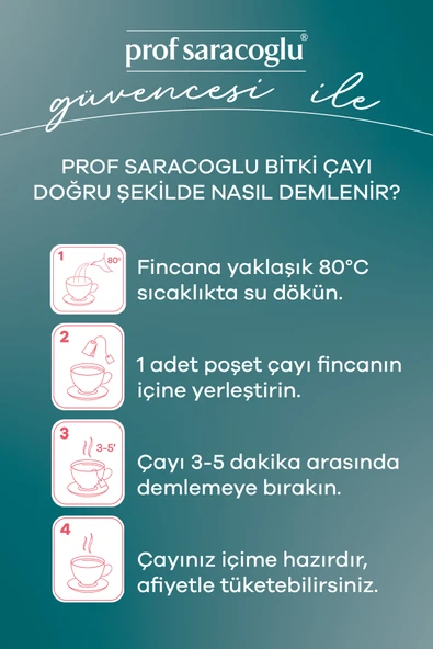 prof saracoğlu Sinirli Ot Bitki Çayı 20'li - Resim 2