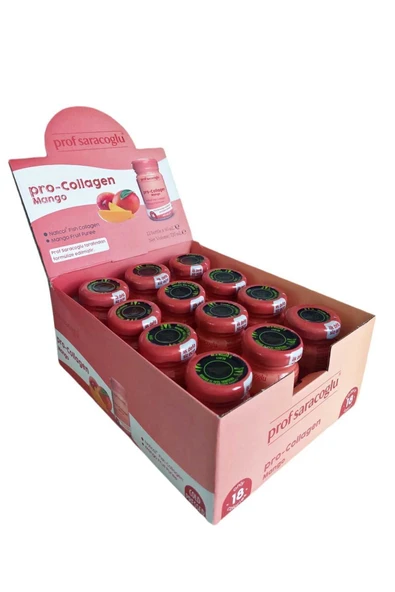 prof saracoğlu Pro Collagen Mango 12'li (12 X 60 ML) - Resim 4