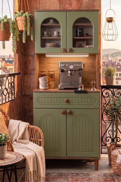 Wood House CORTADO KAHVE KÖŞESİ ÇOK AMAÇLI DOLAP ürün görseli 1