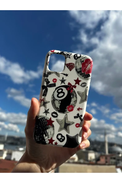 ARTEBA Global Samsung Galaxy A05S Uyumlu Baskılı Beyaz Telefon Kılıfı ürün görseli 1