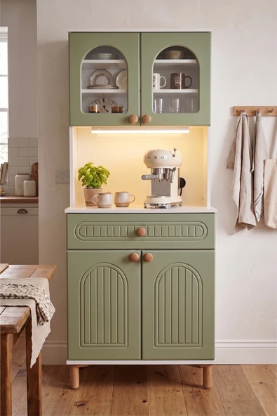 Wood House MATCHA KAHVE KÖŞESİ ÇOK AMAÇLI DOLAP ürün görseli 1