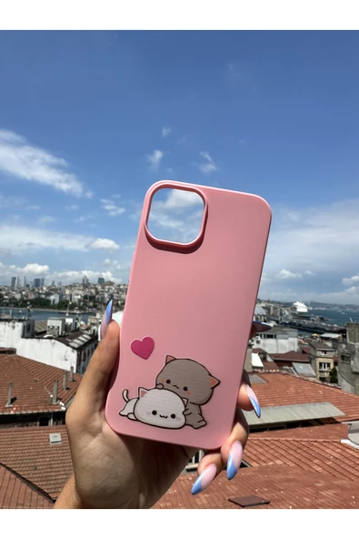 ARTEBA Global Samsung A05S Uyumlu İçi Kadife Baskılı Pembe Telefon Kılıfı ürün görseli 1