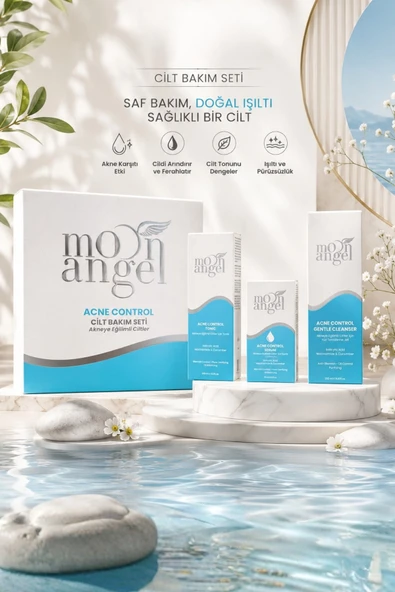 Acne Control 3lü Cilt Bakım Seti Akneye Eğilimli Ciltler İçin Temizleyici Jel  Tonik ve Serum Seti ürün görseli 1
