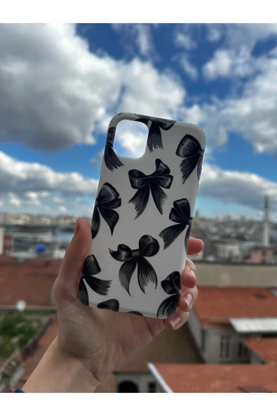 ARTEBA Global iPhone 15 Pro Max Uyumlu Baskılı Beyaz Telefon Kılıfı ürün görseli 1
