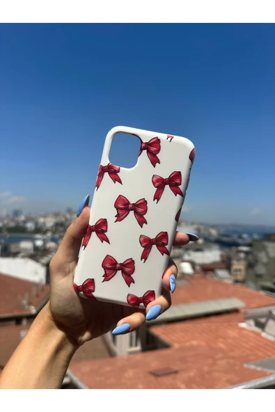 ARTEBA Global iPhone 17 Pro Max Uyumlu Baskılı Beyaz Telefon Kılıfı ürün görseli 1