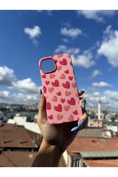ARTEBA Global Huawei Y9 Prime 2019 Uyumlu İçi Kadife Baskılı Pembe Telefon Kılıfı ürün görseli 1