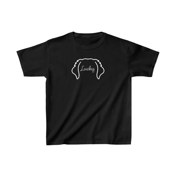 Unisex Çocuk Baskılı T-shirt - Siyah ürün görseli 1