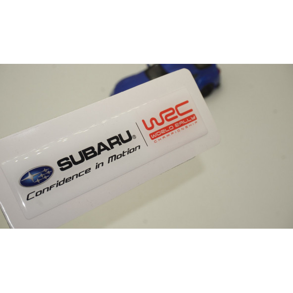 Subaru WRC Logo Damla Silikon Plaka Logo Arma Amblem Yeni Stil ürün görseli 1