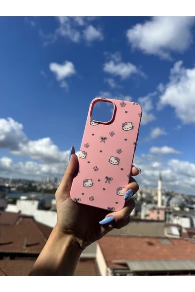 ARTEBA Global Samsung A34 Uyumlu İçi Kadife Baskılı Pembe Telefon Kılıfı ürün görseli 1