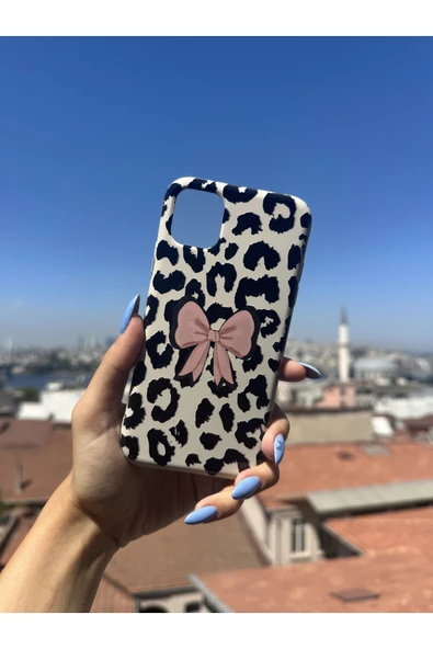ARTEBA Global İnfinix Hot 20 Uyumlu İçi Kadife Baskılı Krem Telefon Kılıfı ürün görseli 1