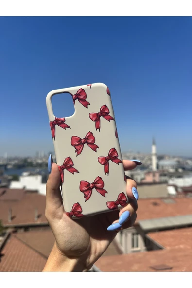 ARTEBA Global Samsung A16 Uyumlu İçi Kadife Baskılı Krem Telefon Kılıfı ürün görseli 1