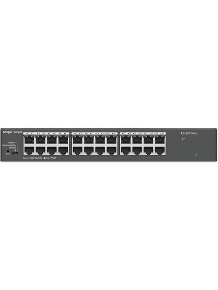 Ruijie Reyee Rg-Es124G-L 24 Port 10-100-1000 Mbps Switch Metal Kasa ürün görseli 1