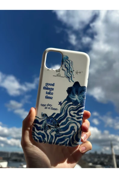 ARTEBA Global Vivo Y36 Uyumlu Baskılı Beyaz Telefon Kılıfı ürün görseli 1