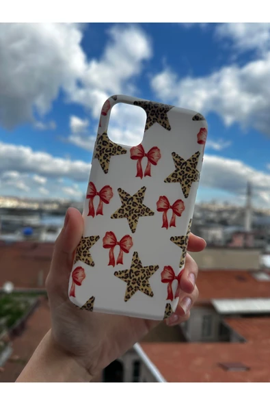 ARTEBA Global iPhone 14 Uyumlu Baskılı Beyaz Telefon Kılıfı ürün görseli 1