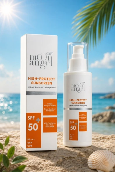 Güneş kremi SPF 50+ PA+++ UVA/UVB Spektrum Koruma Nemlendirici Yüz ve Vücut Güneş Koruyucu 50 ml ürün görseli 1