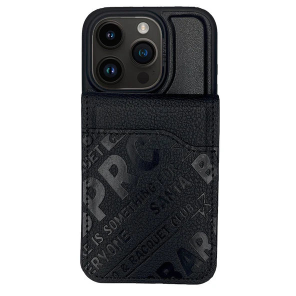 Santa Barbara Polo Racquet Club iPhone 15 Pro Kılıf + Cüzdan PU Deri Mıknatıslı Stand Olabilen Timothy Set Kapak ürün görseli 1