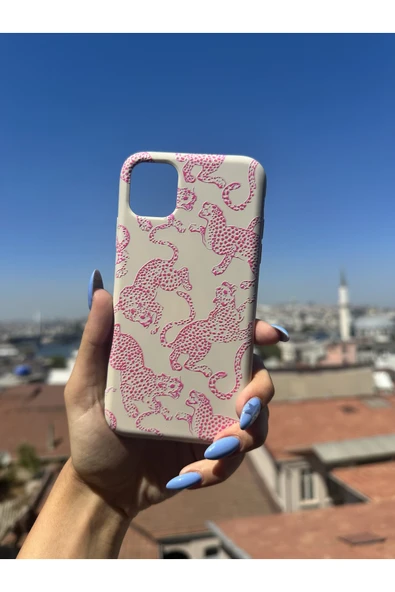 ARTEBA Global İnfinix Hot 20İ Uyumlu İçi Kadife Baskılı Krem Telefon Kılıfı ürün görseli 1