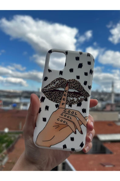 ARTEBA Global Samsung Galaxy A34 Uyumlu Baskılı Beyaz Telefon Kılıfı ürün görseli 1