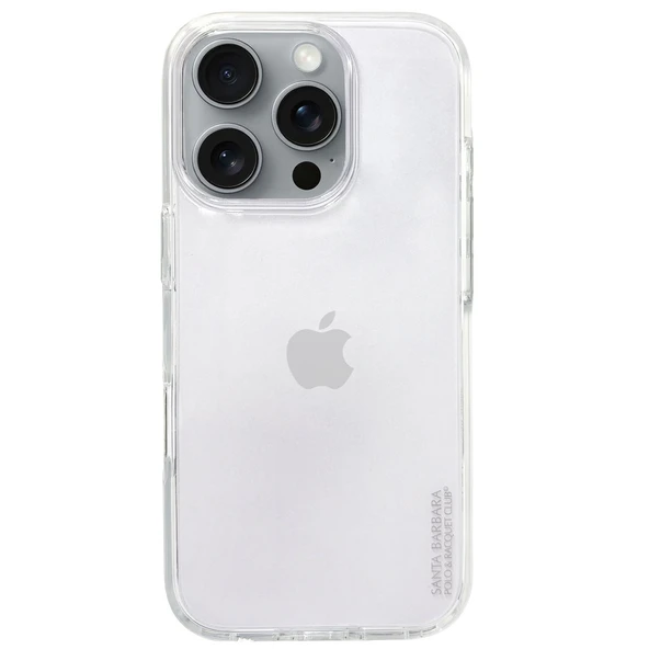 Santa Barbara Polo Racquet Club iPhone 16 Pro Max için Kılıf Köşe Korumalı Şeffaf TPU Murray Kapak ürün görseli 1