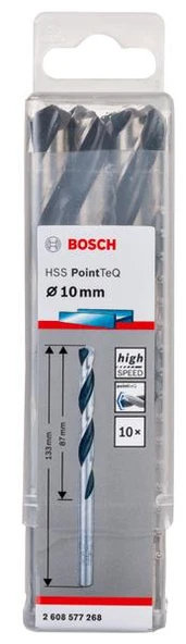 Bosch HSSPointTeQ Metal Matkap Ucu 10.0 mm 10"lu ürün görseli 1