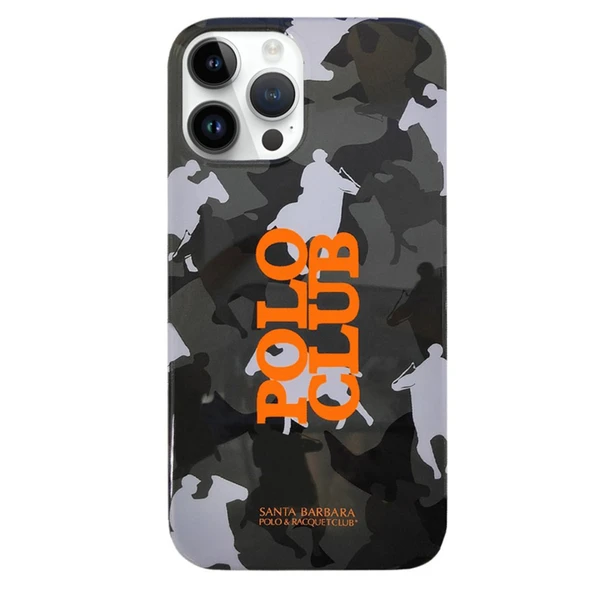 Santa Barbara Polo Racquet Club iPhone 13 Pro Max Kılıf Orson Baskılı Desenli Sert PC Kapak ürün görseli 1
