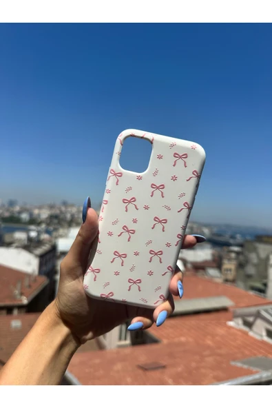 ARTEBA Global iPhone 17 Air Uyumlu Baskılı Beyaz Telefon Kılıfı ürün görseli 1