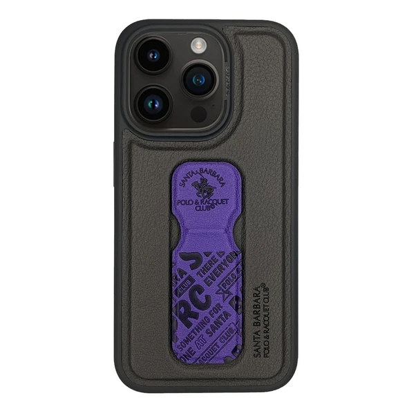 Santa Barbara Polo Racquet Club iPhone 15 Pro Max Kılıf Z Standlı Pu Deri İçi Süet Blaise Kapak ürün görseli 1