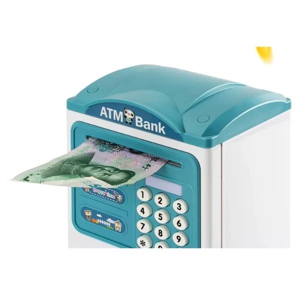 Sevimli Tasarımlı Şifreli ATM Kumbara - Resim 4
