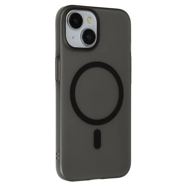 iPhone 15 Plus Uyumlu Kılıf Ultra İnce Mat Magsafe Sert PC Tuna Kapak ürün görseli 1