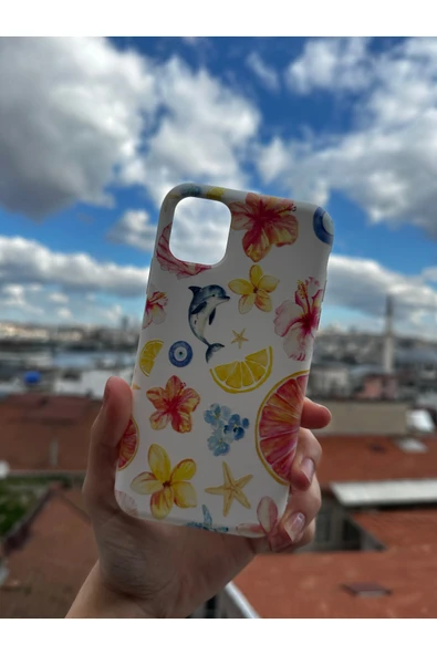 ARTEBA Global Samsung Galaxy A07 Uyumlu Baskılı Beyaz Telefon Kılıfı ürün görseli 1