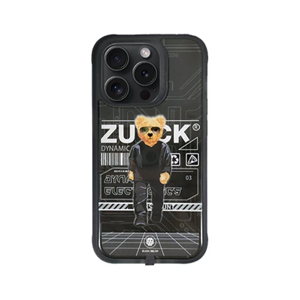 ZuckBear iPhone 15 Pro Max Kılıf Işıklı 3Renk Silikon Colby Kapak ürün görseli 1