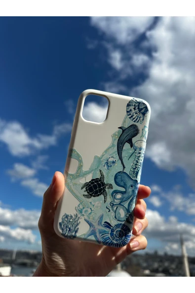 ARTEBA Global Huawei P30 Lite Uyumlu Baskılı Beyaz Telefon Kılıfı ürün görseli 1