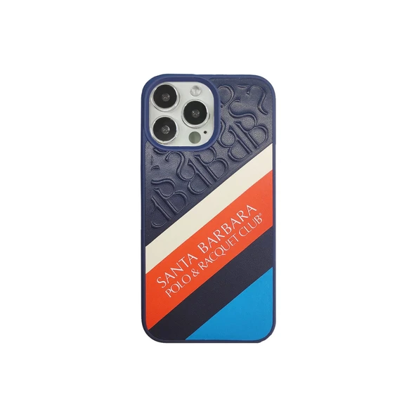 Santa Barbara Polo Racquet Club iPhone 13 Pro Max Kılıf 3D Baskılı PU Deri Franco Kapak ürün görseli 1