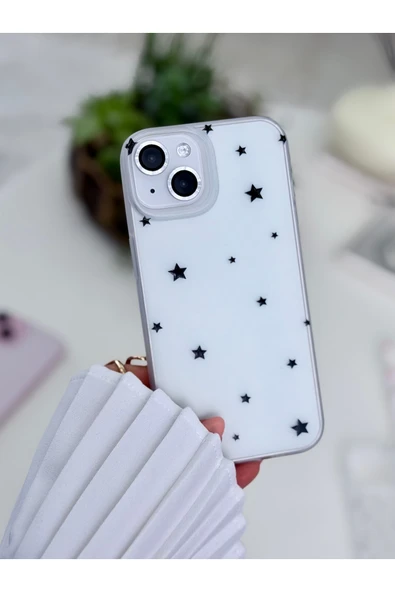 ARTEBA Global iPhone 17 Pro Şeffaf Yıldız Desenli Premium Lansman Telefon Kılıfı ürün görseli 1