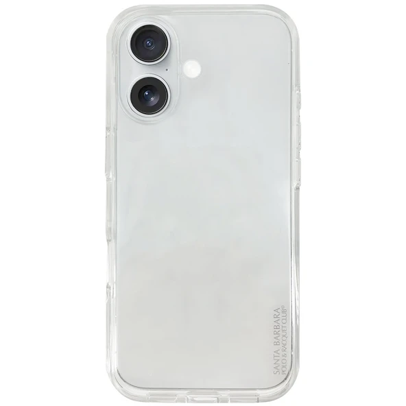Santa Barbara Polo Racquet Club iPhone 16 Plus için Kılıf Köşe Korumalı Şeffaf TPU Murray Kapak ürün görseli 1