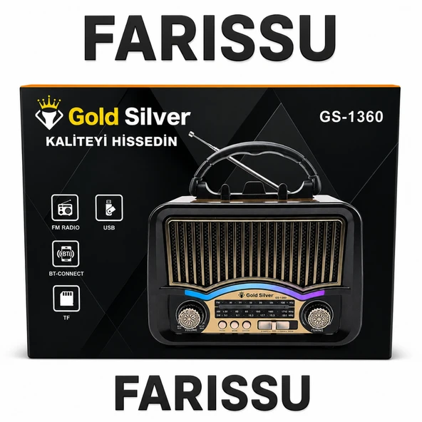 GS-1360 GÜNEŞ ENERJİLİ RADYO ürün görseli 1