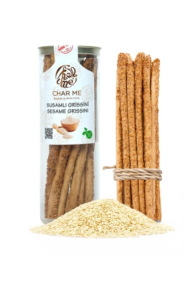 Charme Susamlı İtalyan Grissini 100 gr - Resim 2