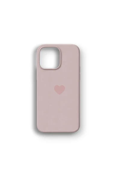 ila bags iPhone 11 Uyumlu Pudra Kalp Logolu Lansman Telefon Kılıfı ürün görseli 1