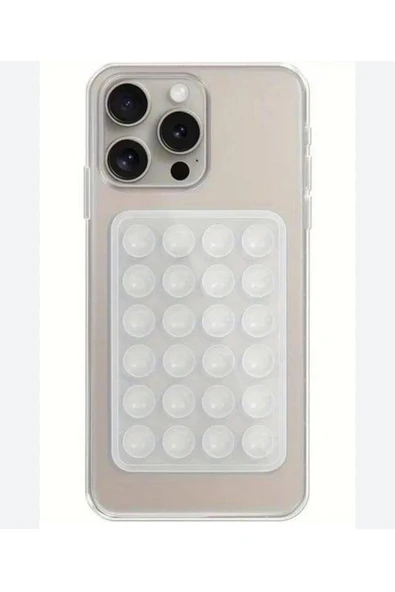 Powerfox Telefon Tutucu Vantuz Selfie Aparatı Akrobat Beyaz Belirtilmemiş Vantuzlu TPE ürün görseli 1