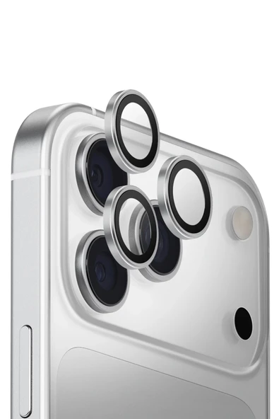 WANNA PROTECT iPhone 17 Pro/ 17 Pro Max Uyumlu Alüminyum Kamera Koruma Lens Koruyucu Temperli Cam ürün görseli 1