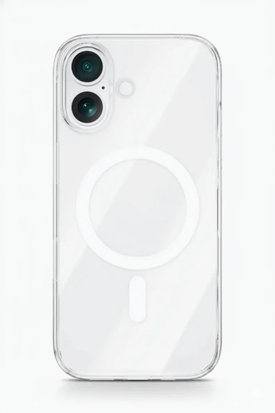 TeknoŞen iPhone 17 Uyumlu ANİMASYONLU Şeffaf Sert Mika SARARMAZ Magsafe İnce Fit Kılıf Ultra ürün görseli 1
