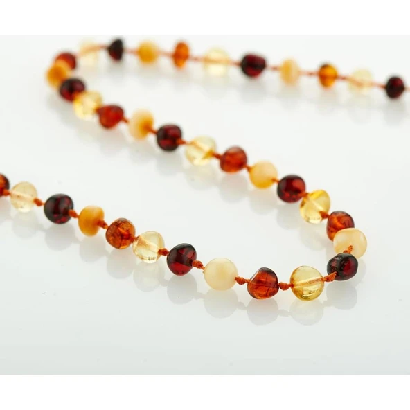 Kehribar Bebek Kolyesi 587 Multicolor ürün görseli 1