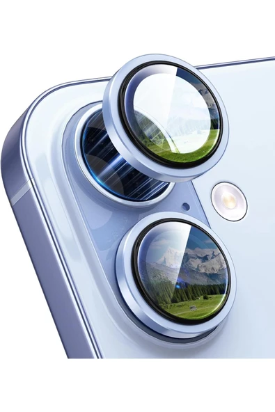 WANNA PROTECT iPhone 17 Uyumlu Alüminyum Kamera Koruma Lens Koruyucu Temperli Cam ürün görseli 1
