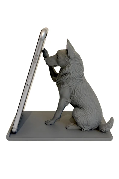 Sevimli Köpek Telefon Standı – Dekoratif Masaüstü Telefon Tutucu ürün görseli 1