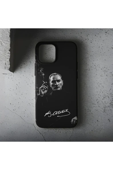 ARTEBA Global iPhone 16 Pro Uyumlu Atatürk Anı Premium İçi Kadife Lansman Telefon Kılıfı ürün görseli 1