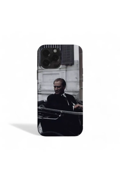 ARTEBA Global iPhone 17 Uyumlu Atatürk Anı Premium İçi Kadife Lansman Telefon Kılıfı ürün görseli 1